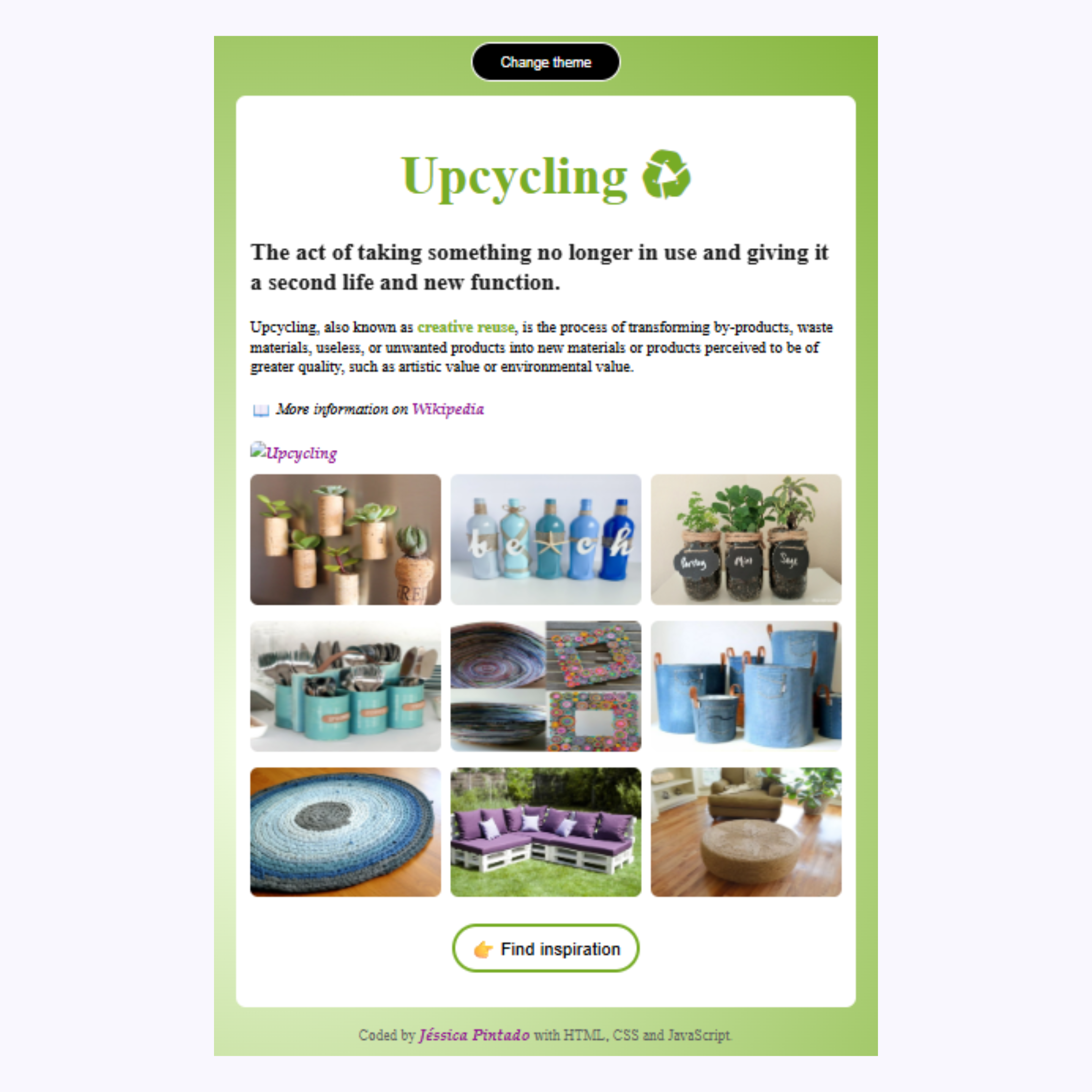 Upcycling Project review